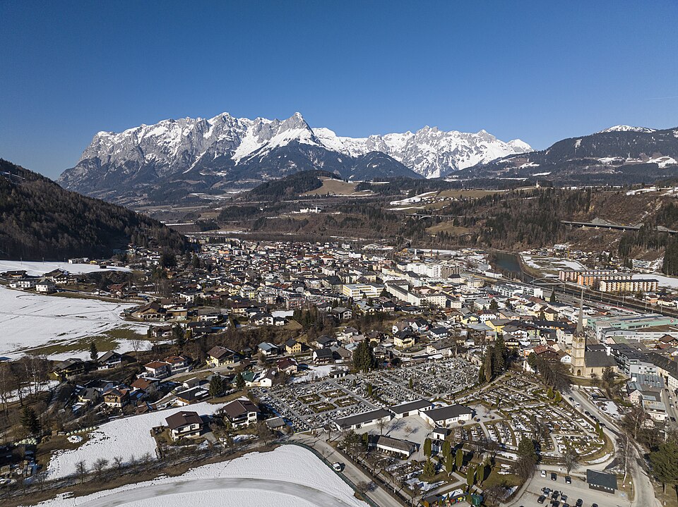 Stadtansicht von Bischofshofen in Salzburg – Umzugsunternehmen und Umzugsfirmen vor Ort finden