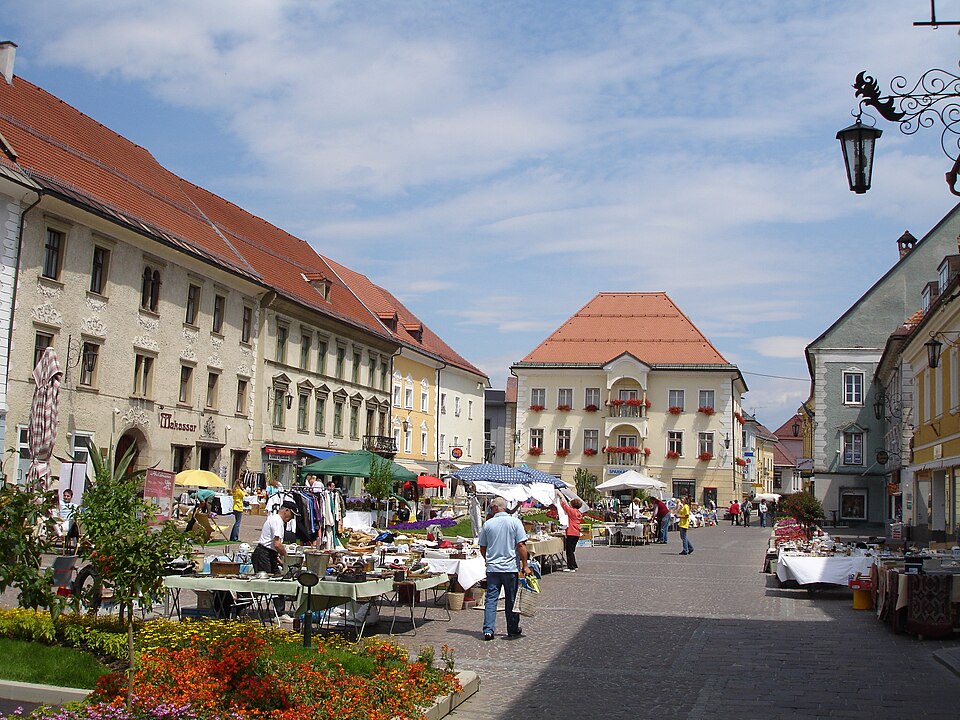 Stadtbild Sankt Veit an der Glan, Kärnten – Umzugsfirmen und Umzugsservice in der Region