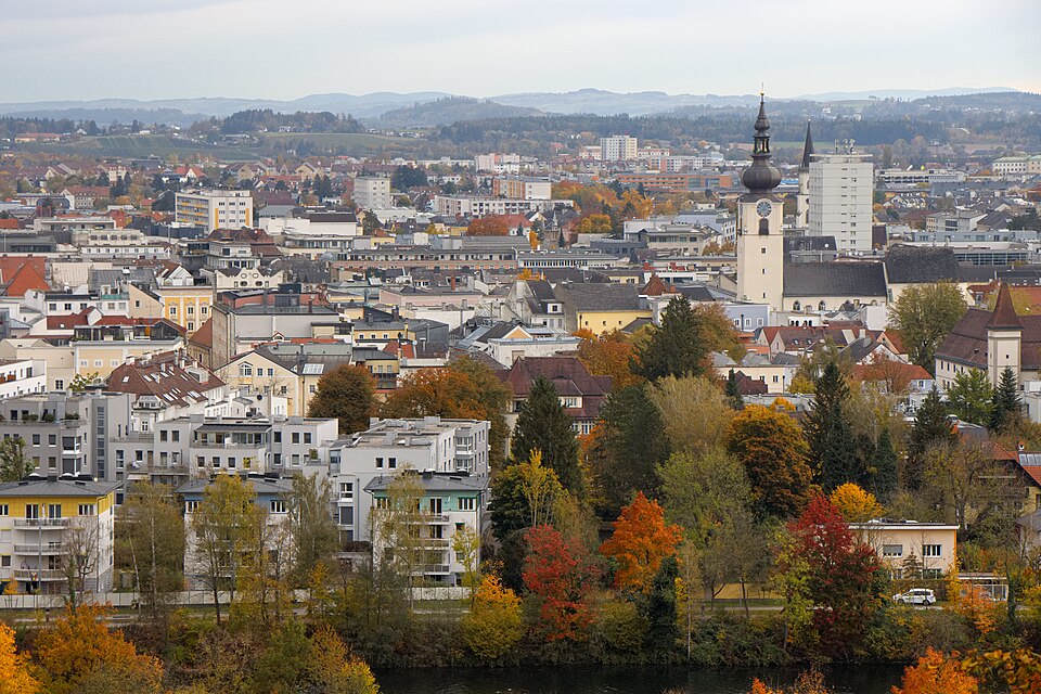 Stadtbild Wels, Oberösterreich – Umzugsfirmen und Umzugsservice in der Region